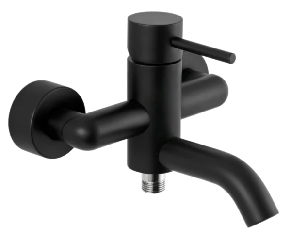 Смеситель для ванны Remer X Style X05NO, чёрный матовый