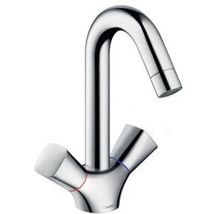 Смеситель для умывальника Hansgrohe Logis 71222000 с донным клапаном