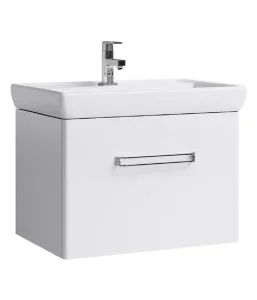 Тумба подвесной Aqwella Нео под умывальник белая