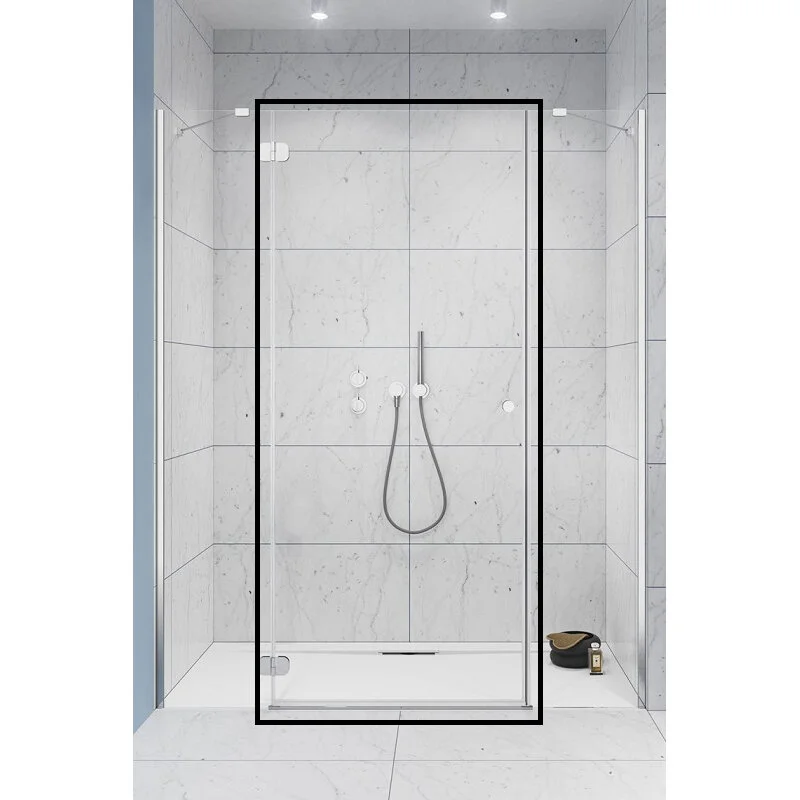 Душевая дверь в нишу Radaway Torrenta DWJS Door G 812 Left/Right 1320812-01-01L/R, 83.7 см, стекло прозрачное, профиль хром, левая/правая