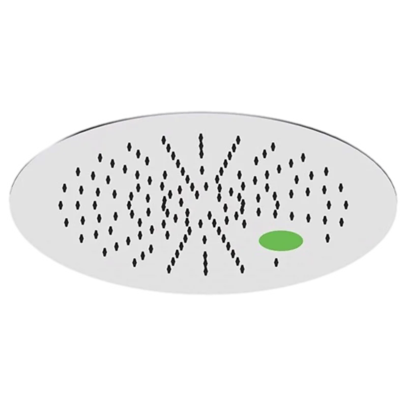 Верхний душ потолочный с подсветкой 44 см Remer INOX SS357REFM44, хром