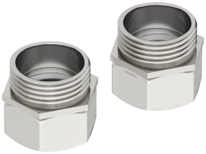 Комплект соединительный Стилье прямой (G 1" НГ х G 1" HP) / 2 шт