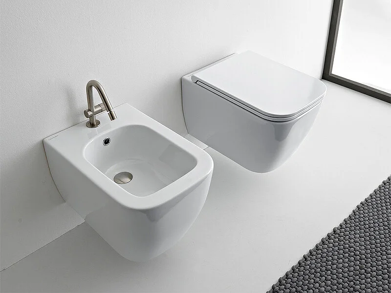 Унитаз Scarabeo Teorema 2.0 36x52 подвесной безободковый белый, арт.5126TW