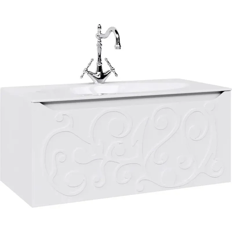 Тумба подвесной Aqwella Elegance Clarberg 100 под умывальник