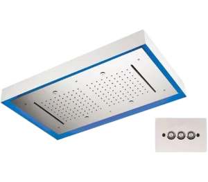 Верхний душ потолочный с подсветкой 77x47 см Remer 357LR7747N2C
