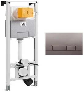 Инсталляция для унитаза OLI120 099949 + клавиша смыва Narrow хром мат. 152941