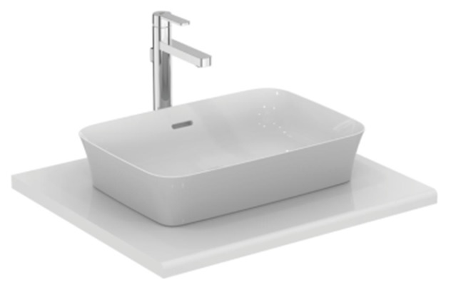 Раковина Ideal Standard IPALYSS без отверстия под смеситель 55X38, E139401
