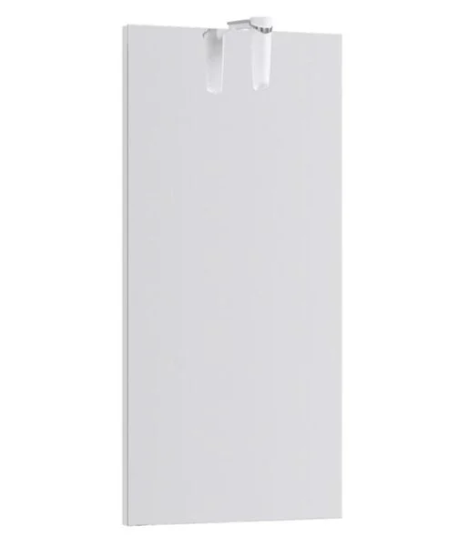 Зеркало Aqwella Леон-МР 40 со светильником белое