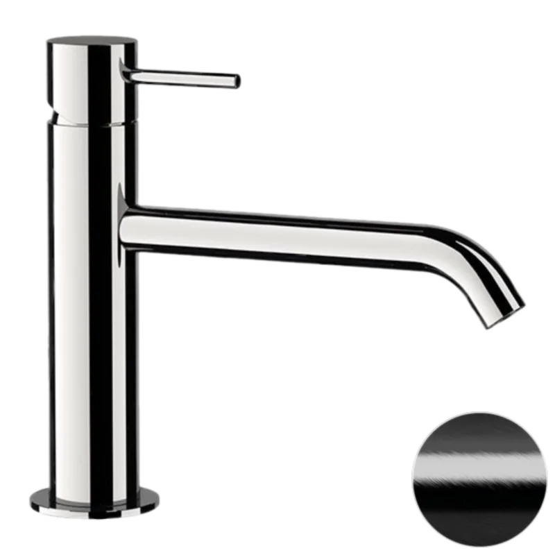 Смеситель для раковины Remer X Style X12ACFP, черный брашированный хром