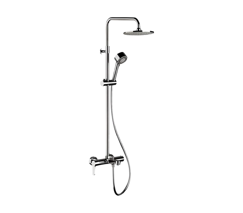 Душевая система с изливом Remer Winner W34AEC20, хром