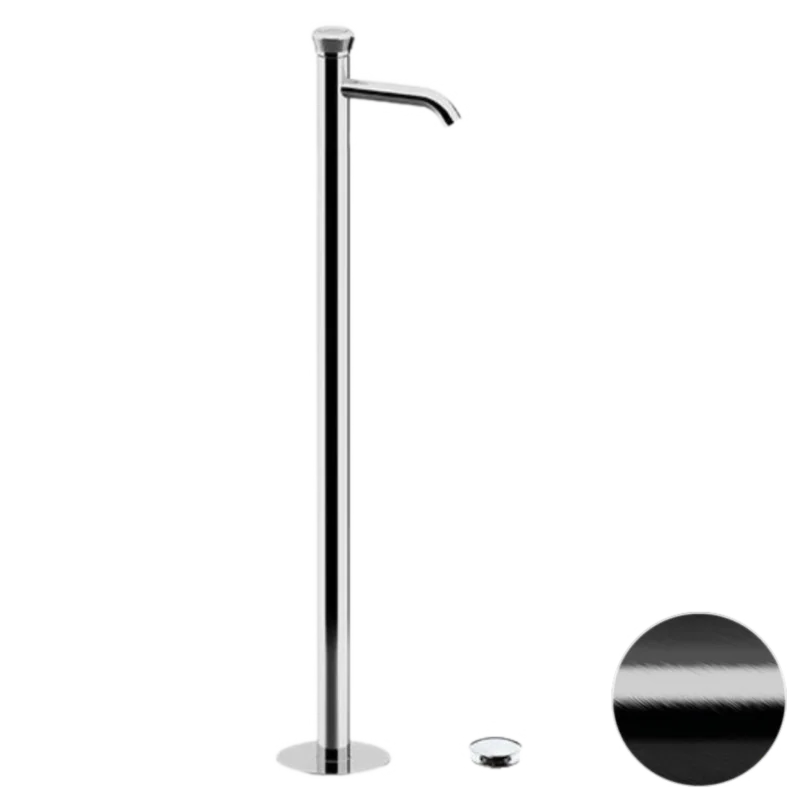 Смеситель для раковины Remer Element ET18CFP, черный брашированный хром