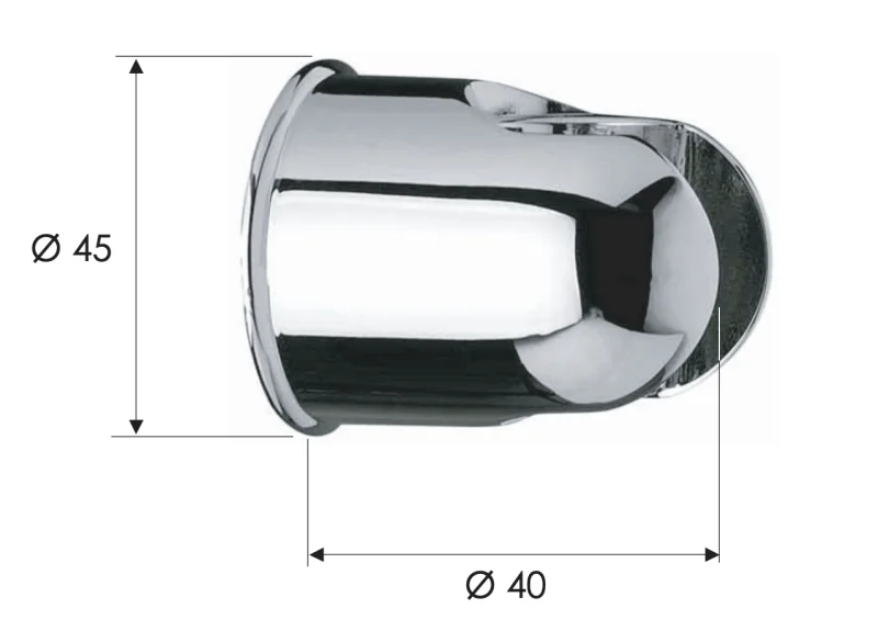Держатель ручного душа Remer 339SORL, медь глянцевая