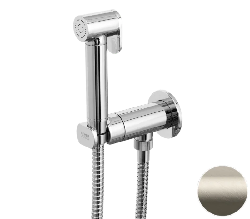 Гигиенический душ со смесителем Remer X Style N64WXV, сталь
