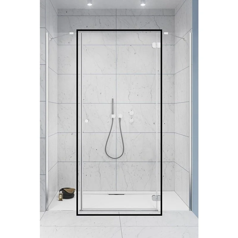 Душевая дверь в нишу Radaway Torrenta DWJS Door G 812 Left/Right 1320812-01-01L/R, 83.7 см, стекло прозрачное, профиль хром, левая/правая