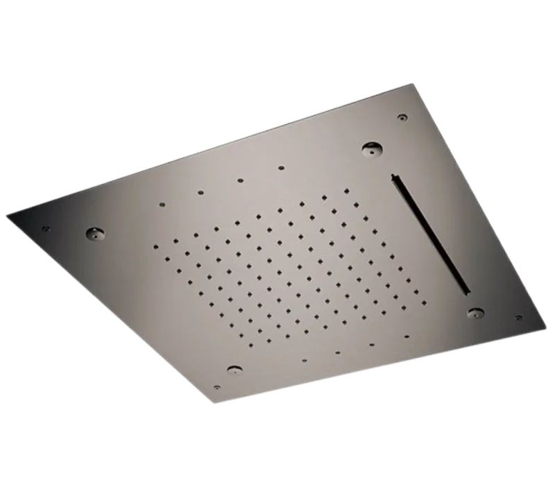 Верхний душ потолочный с подсветкой 50 см Remer INOX SS357RS50NC, хром