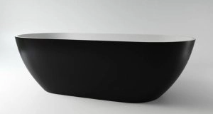 Ванна каменная Holbi Venus Solid Surface белый изнутри /любой цвет по RAL снаружи