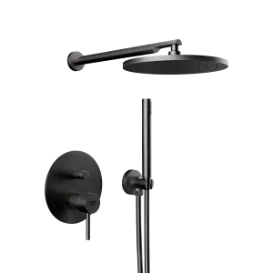 Душевая система Remer X Style X09S02OCFP, черный брашированный хром