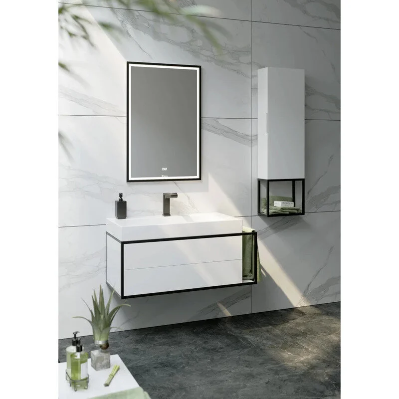 Шкаф-пенал Aqwella Clarberg Logic белый