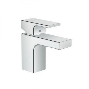 Смеситель для раковины Hansgrohe Vernis Shape 100, без донного клапана, хром, 71569000