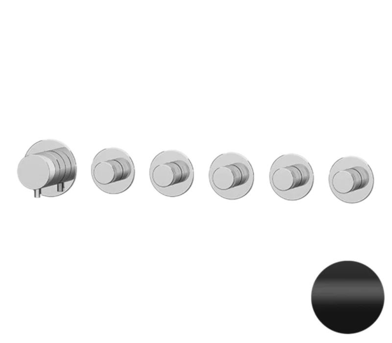 Смеситель для душа Remer X Style N98D5PNO, черный матовый