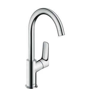Смеситель для умывальника Hansgrohe Logis 71130000 с донным клапаном