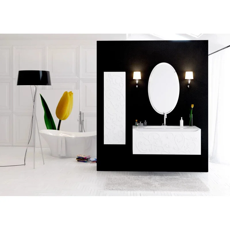 Шкаф-пенал подвесной Aqwella Elegance 40 белый