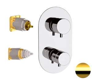 Смеситель термостатический для душа Remer Elegance NT92QKB