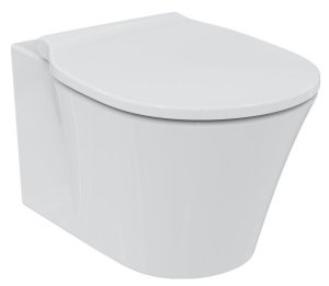 Подвесной безободковый унитаз Ideal Standard Connect Air Rimless белый, сиденье микролифт, K819501