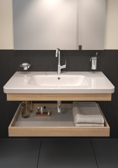 Смеситель для умывальника Hansgrohe Logis 71130000 с донным клапаном