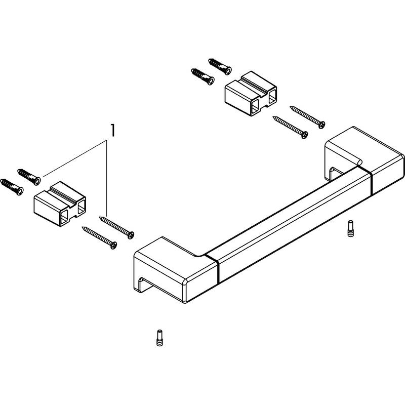 Поручень Hansgrohe AddStoris хром