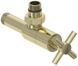 Вентиль Сунержа угловой крест (G 1/2" НР х G 1/2" НР)