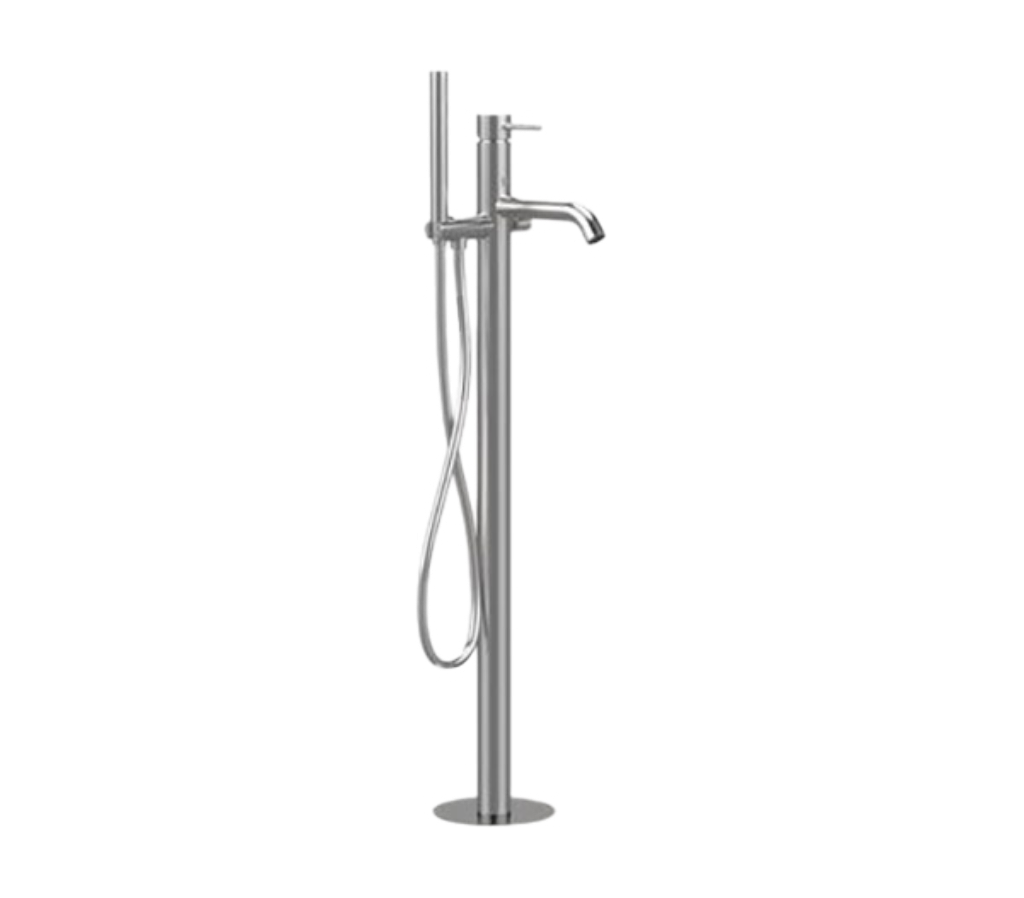 Смеситель для ванны Remer X Style INOX SSX08, нержавеющая сталь