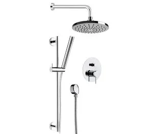 Комплект: Душевая система Remer X Style X09S01EC20, хром
