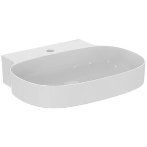 Раковина Ideal Standard Atelier Linda-X 60x50 см T4988V1 без перелива, шлифованный низ, белый матовый