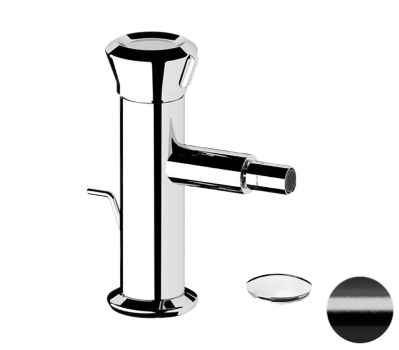 Смеситель для биде Remer Element ET20CFP, черный брашированный хром