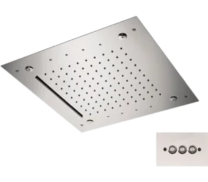 Верхний душ потолочный с подсветкой 43 см Remer 357RS43NC