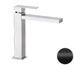 Смеситель для раковины Remer Q-Design QD11LNO, черный матовый