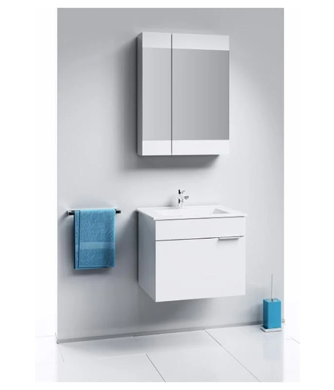 Тумба подвесной Aqwella Бриг 60 под умывальник белая (1 ящик)