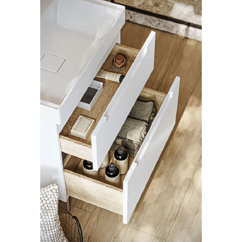 AQWELLA Vancouver напольная тумба под умывальник 70,5 см, цвет белый матовый