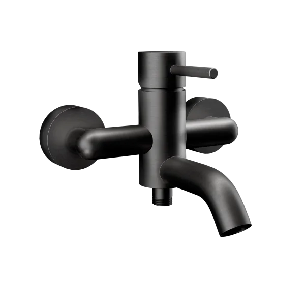 Смеситель для ванны Remer X Style X05CFP, чёрный брашированный хром