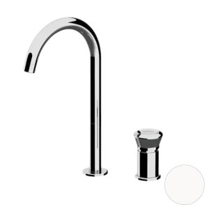 Смеситель для раковины Remer Element ET57LBO, белый матовый