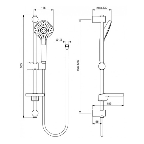Комплект для ванны Ideal Standard Ceraplan III (BD005AA)