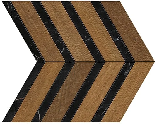 Мозаика Heartwood Brandy Marble Chevron 29,4x28,7