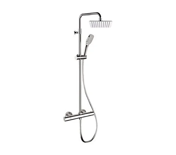 Душевая система термостатическая Remer EQ32A8CPUFD25, хром