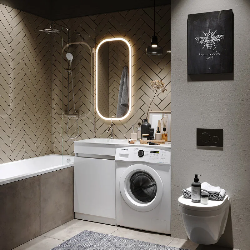 AQWELLA Soul зеркало 55 см с обогревом