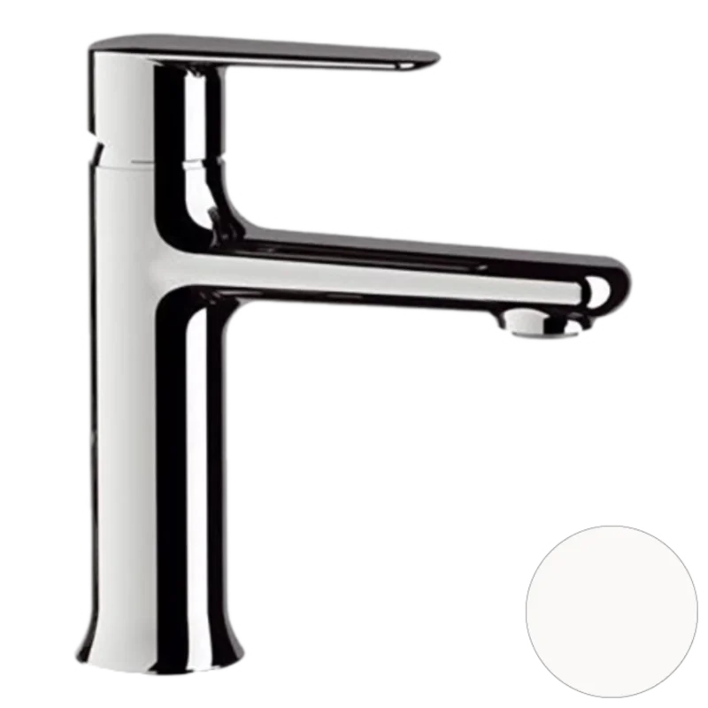 Смеситель для раковины Remer Vanity V12BO, белый матовый