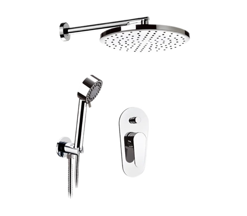 Комплект: Душевая система Remer Class Line L09S02, хром