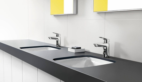 Смеситель для умывальника Hansgrohe Logis 71107000, донный клапан Click Clack