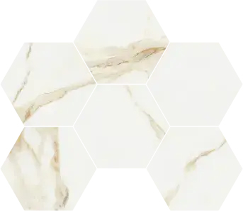 Мозаика ATELIER ESAGONA CALACATTA GOLD POLISHED 29.3x38