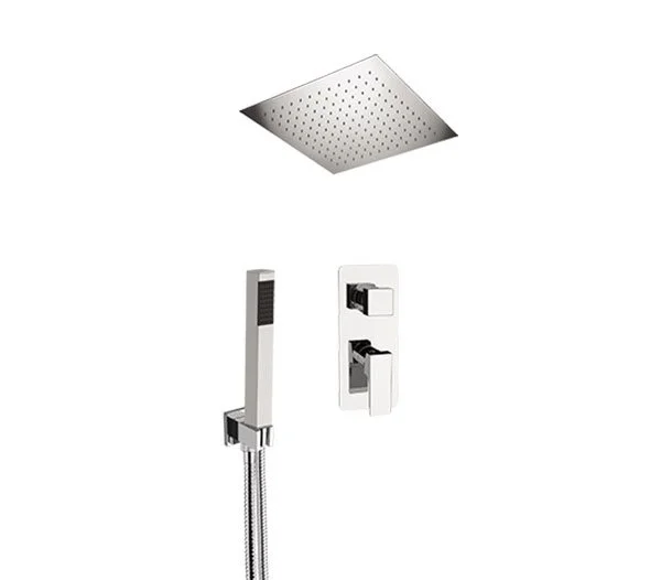 Комплект: Душевая система Remer Absolute AU92S02EFS34, хром